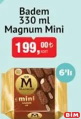 MAGNUM MİNİ BADEM 6'LI DONDURMA